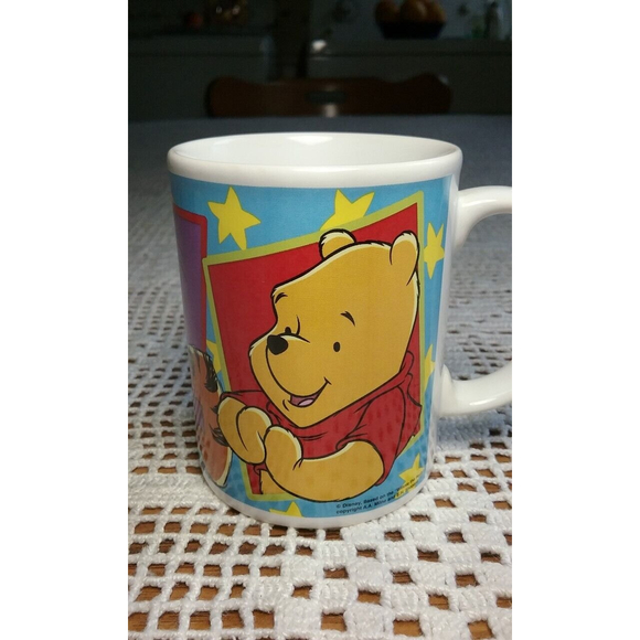 Vintage Disney Winnie The Pooh Coffee Mug Staffordshire England Tigger Piglet - Picture 2 of 10